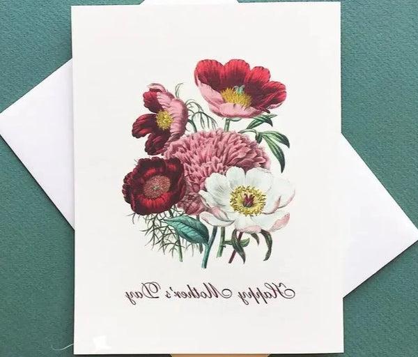 Peony Posy Mother's Day Note Card